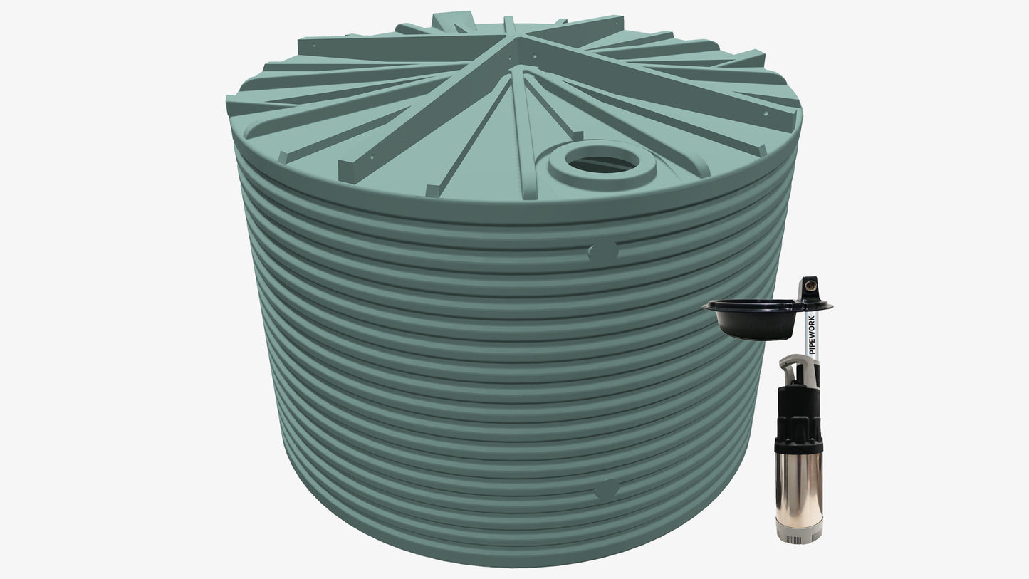 22700L Round Tank and REEFE RHMS52-110 Multistage Pressure Pump