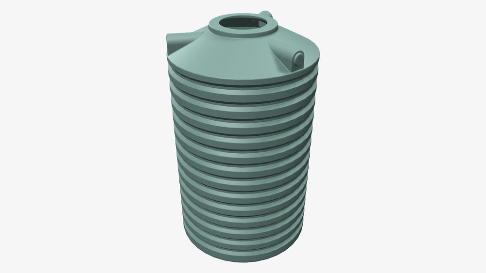 2000L Round Tank by Clark Tanks