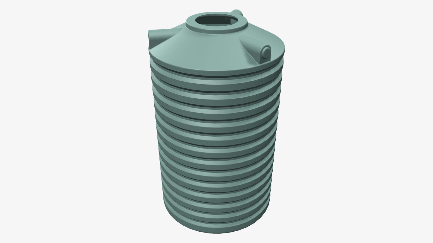 2000L Round Tank by Clark Tanks