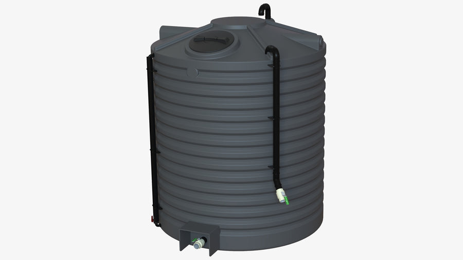 5000L Round Diesel Tank SG1.5