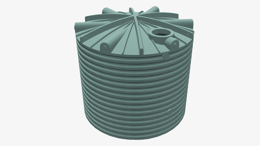 	10000L Round Tank by Clark Tanks