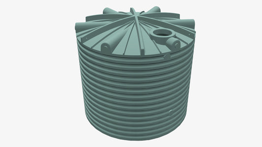 	10000L Round Tank by Clark Tanks