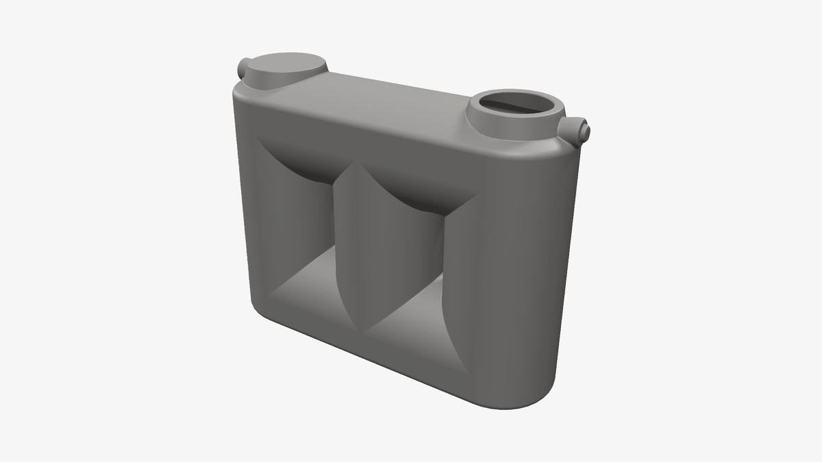 2000L Slimline Tank by Clark Tanks