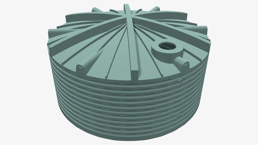	23600L Squat Round Tank by Clark Tanks