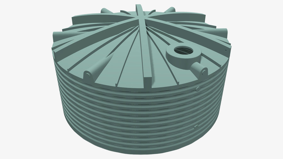 	23600L Squat Round Tank by Clark Tanks