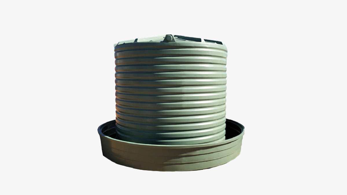Cup & Saucer 3000L Round Tank with 1000L Round Trough