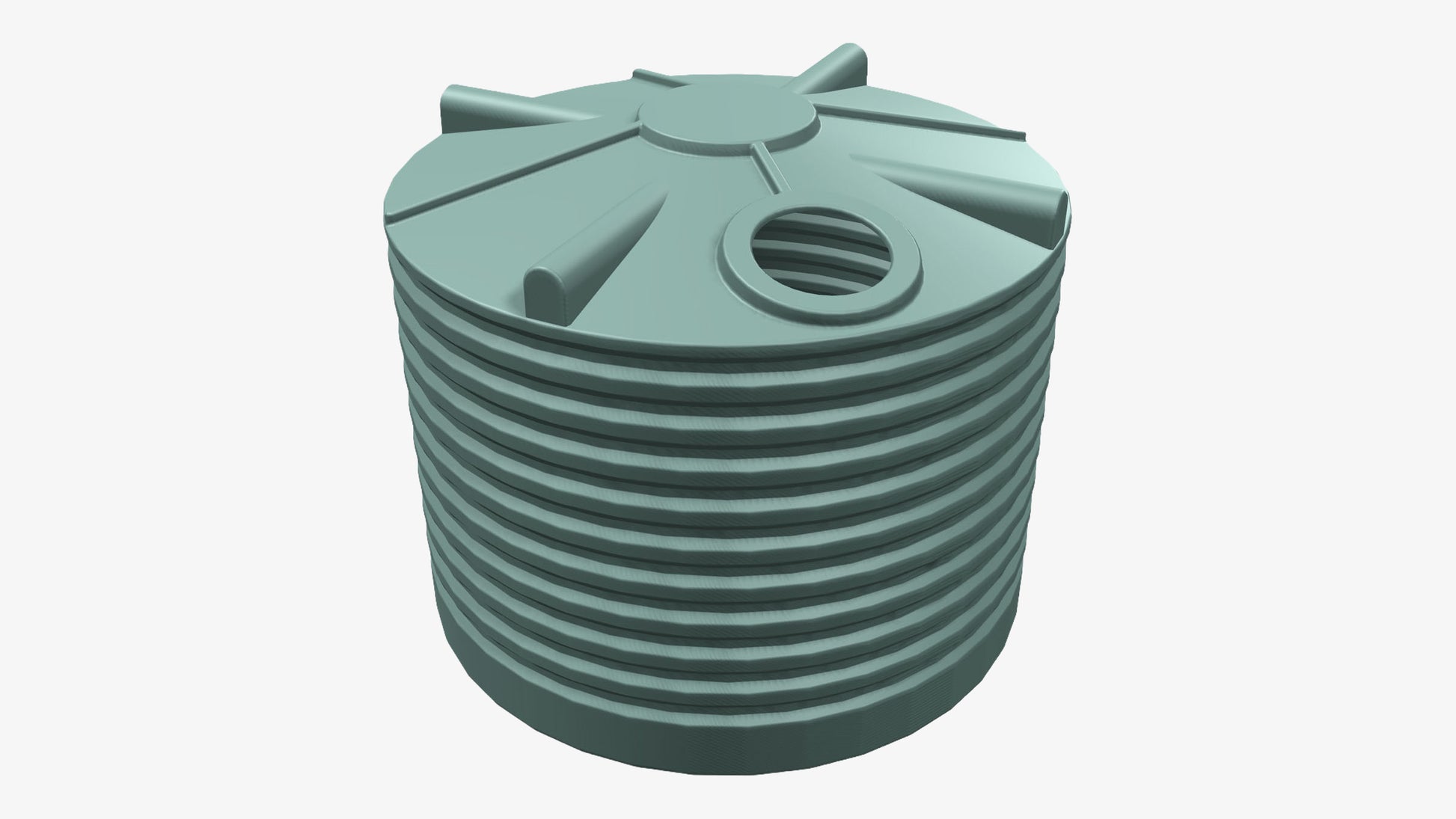 5000L Squat Round Tank by Clark Tanks