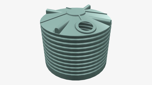 5000L Squat Round Tank by Clark Tanks