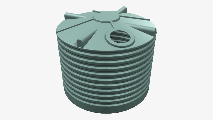 5000L Squat Round Tank by Clark Tanks