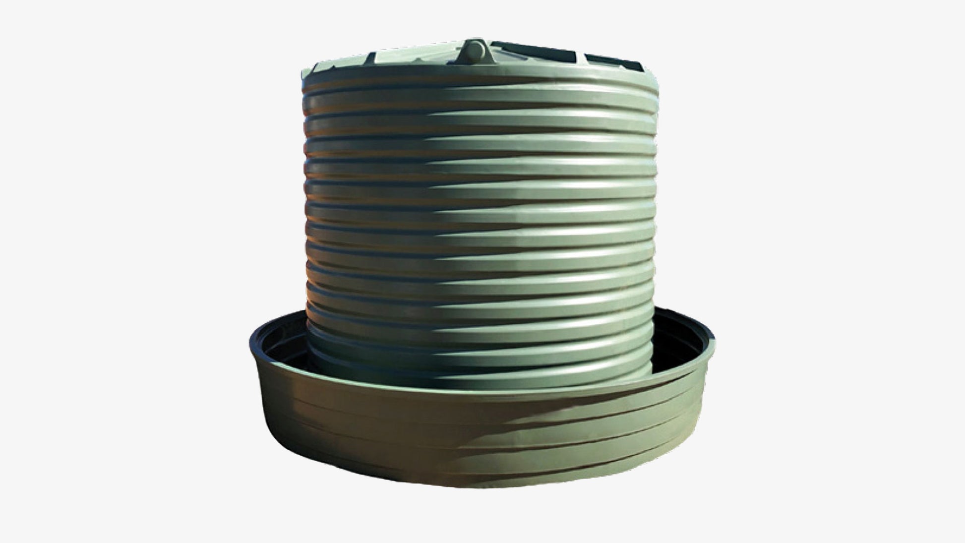 Cup & Saucer 9000L Round Tank with 3500L Round Trough