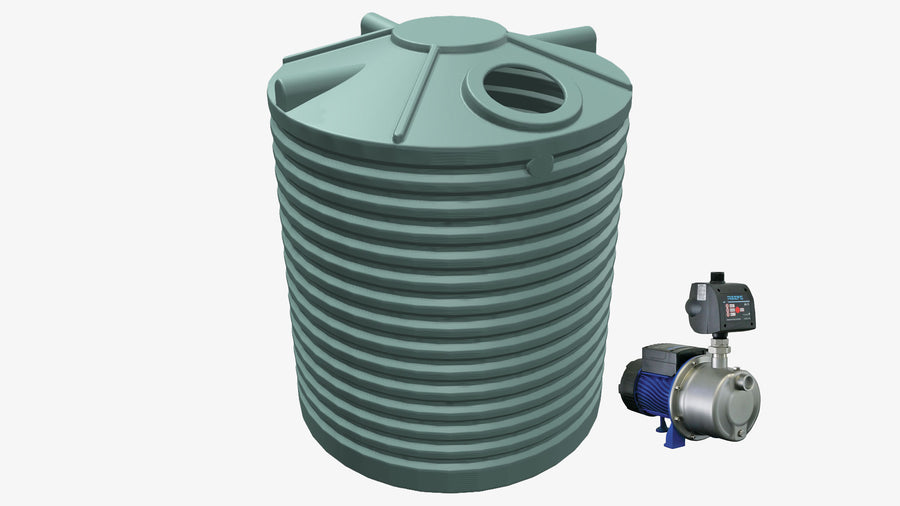 5000L Round Tank and REEFE PRJ55 Pressure Pump