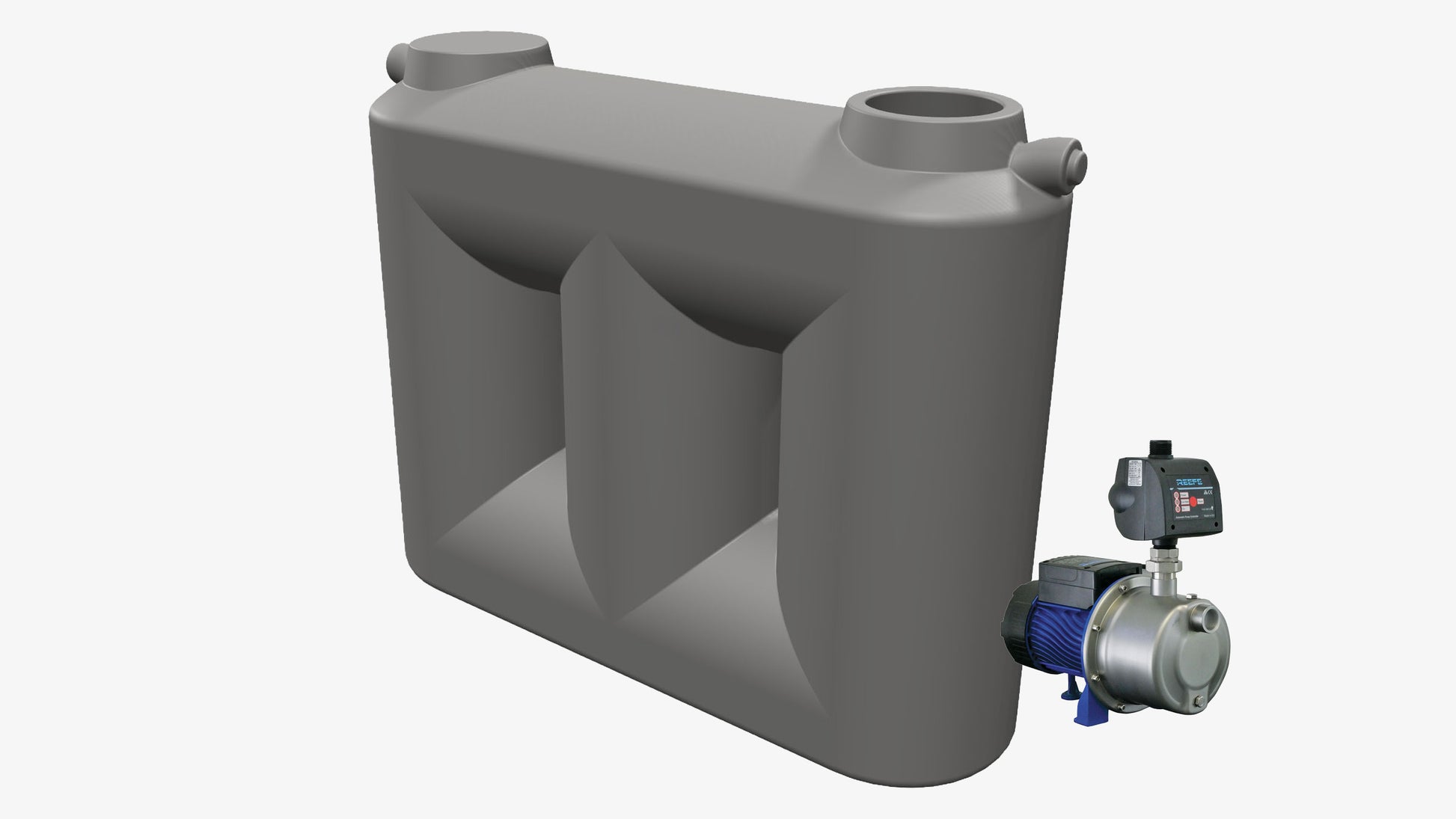 3000L Slimline Tank and REEFE PRJ55 Pressure Pump
