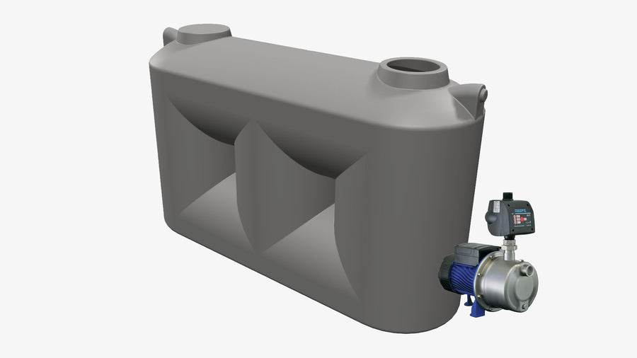 5000L Slimline Tank and REEFE PRJ55 Pressure Pump