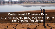 Environmental Concerns over Australia's Natural Water Supplies and Growing Population