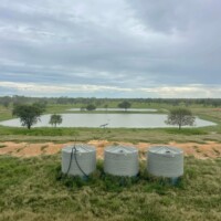 Rural Rainwater Tanks Installation - Joined Rainwater Tanks